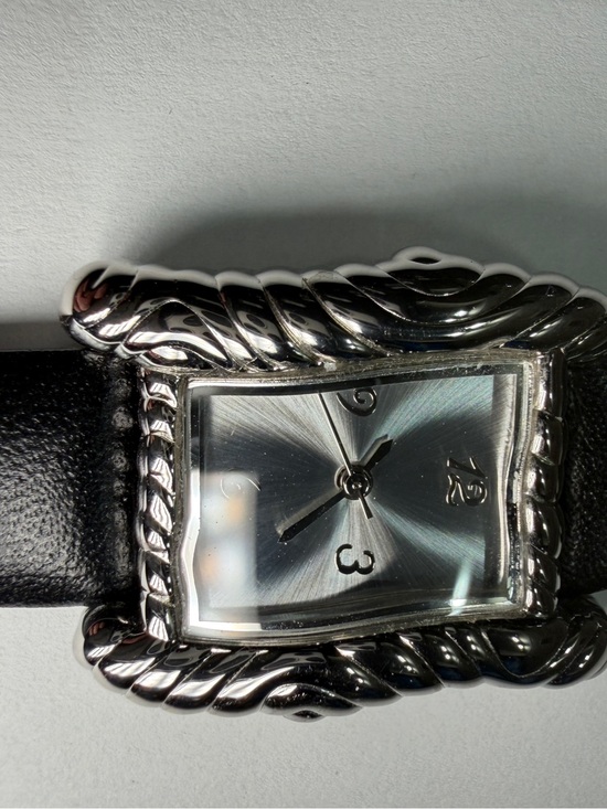 Vintage Angela Cummings Studio Wavy Tank Watch 925 Sterling‎ Silver with case main image 8